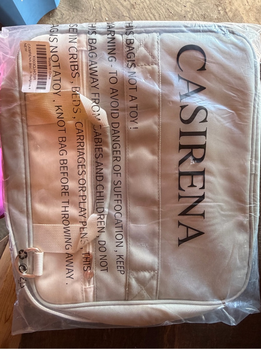 Casirena Women's Cream Bible Case and Bag